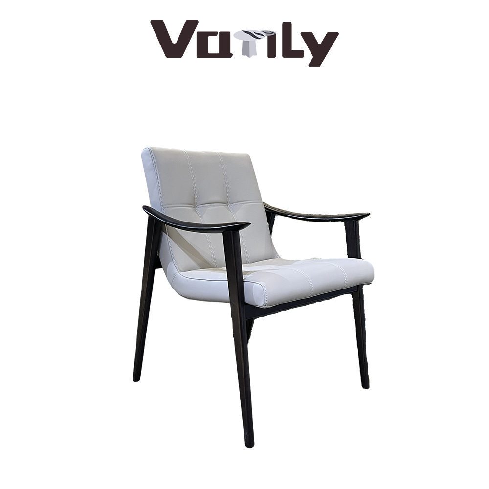 VL-DC24 Silicone Microfiber Leather Dining Chair