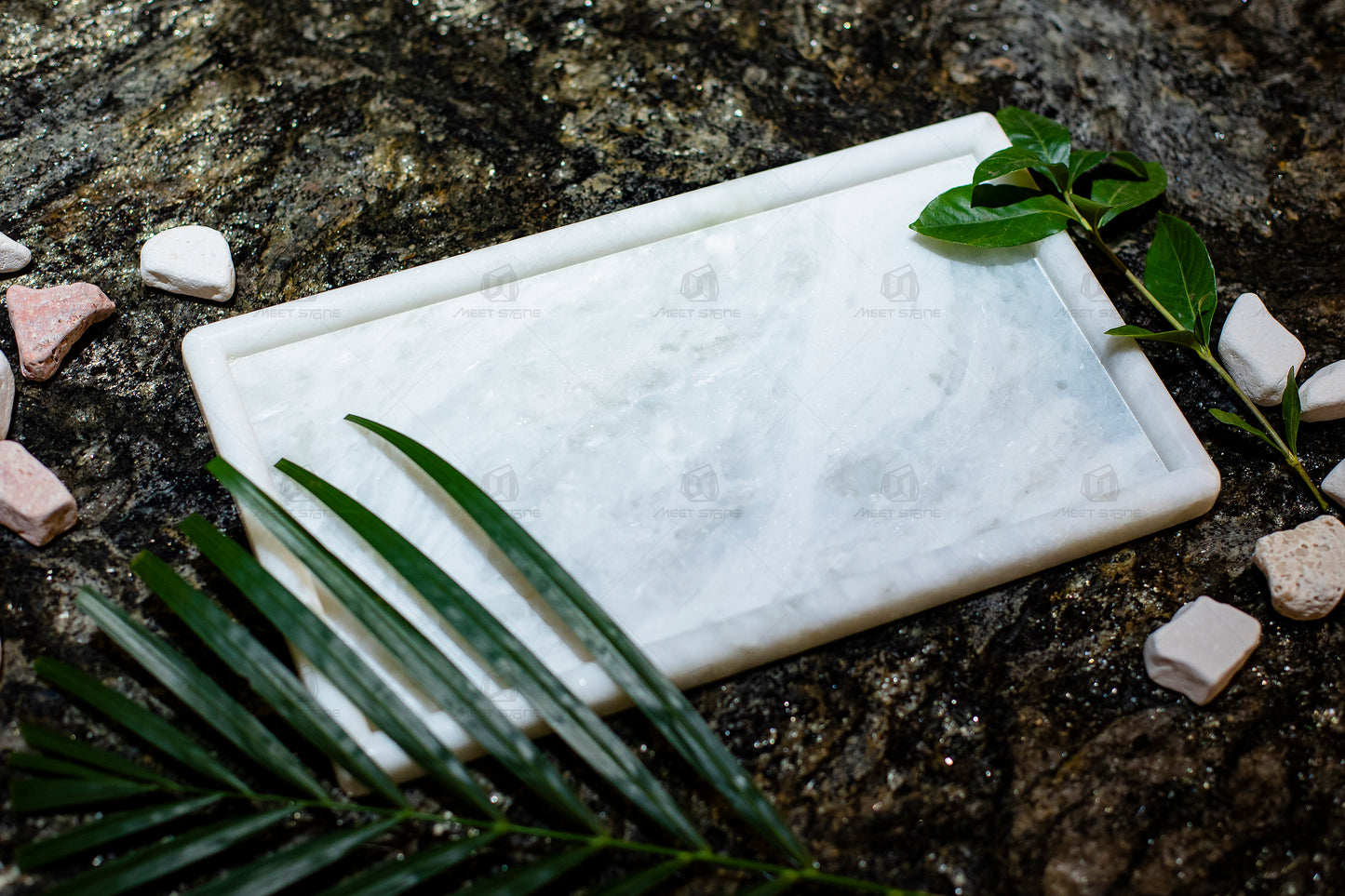 Fantasy White Jade Tray