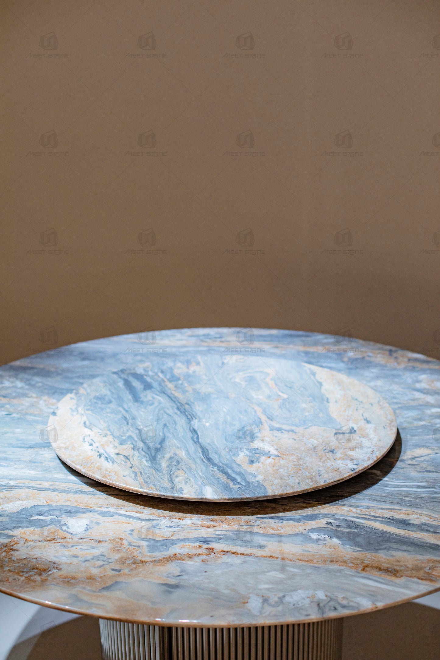 Palissandro Blue Marble Round Table