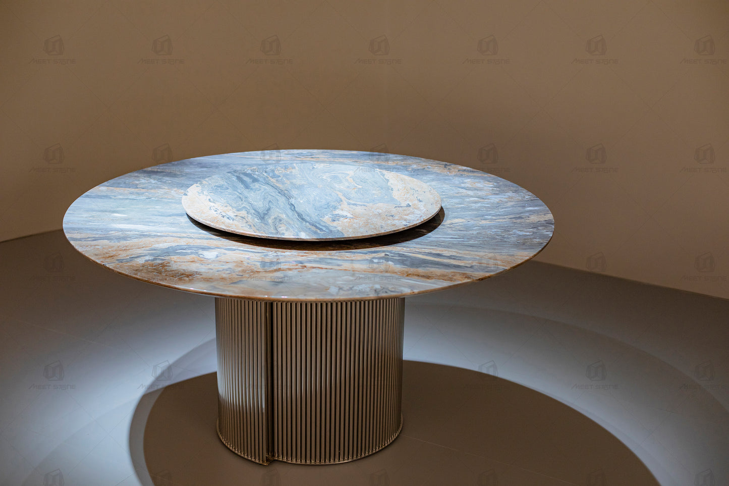 Palissandro Blue Marble Round Table