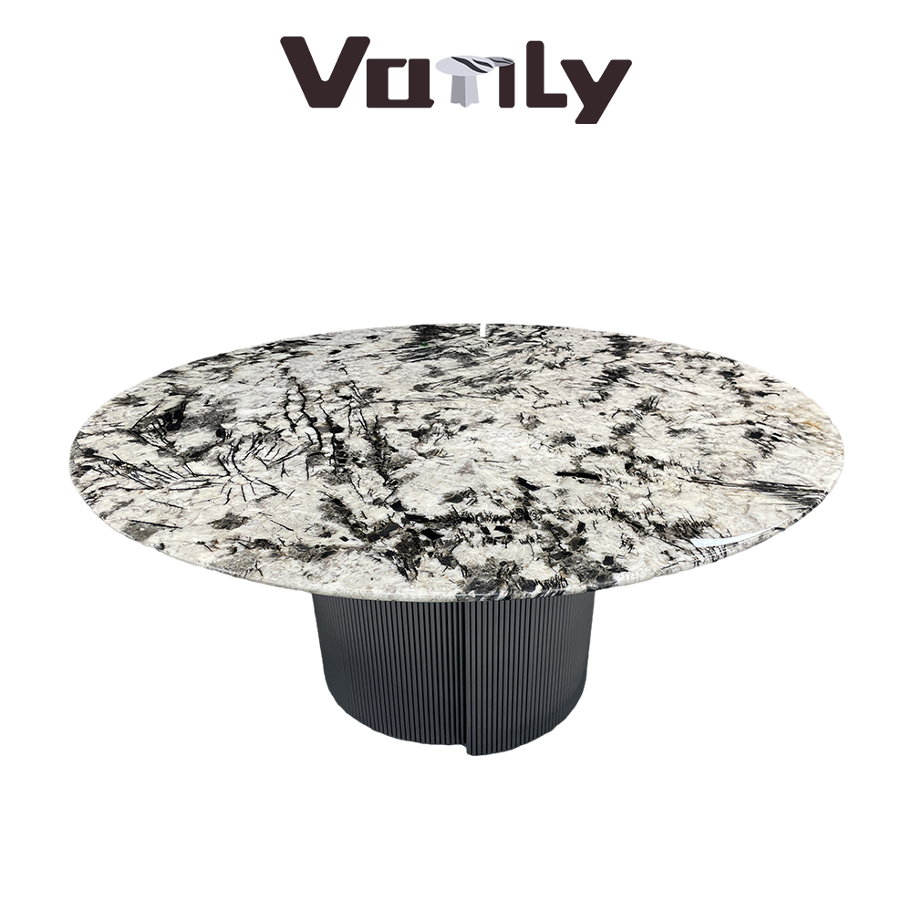 Snow Mountain Blue Marble Table Top