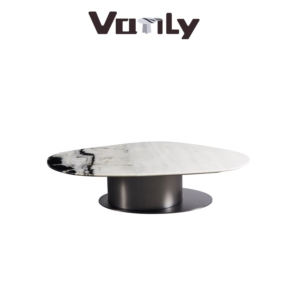 Irregular marble combination coffee table - VanlyFurnitre